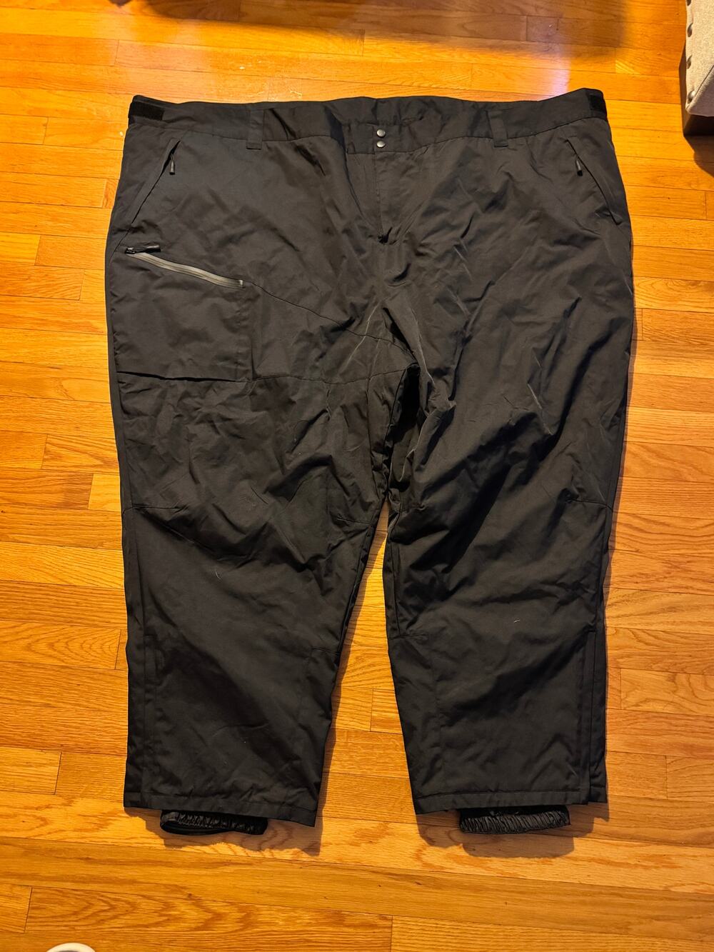 KS Sport Men's 6XL Big Black Snow Ski Pants Insulated Winter Big & Tall